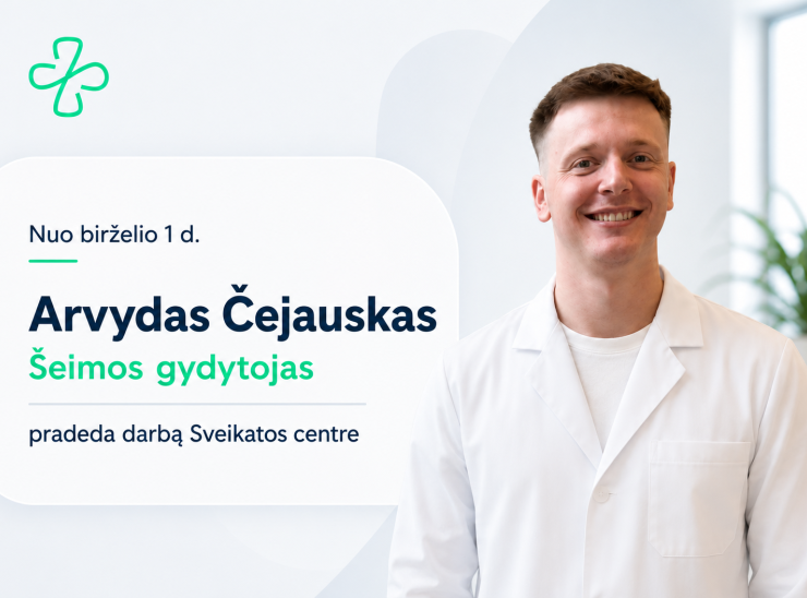 Naujasis šeimos gydytojas Arvydas Čejauskas: „Svarbiausia – kad pacientas jaustųsi išgirstas ir saugus“